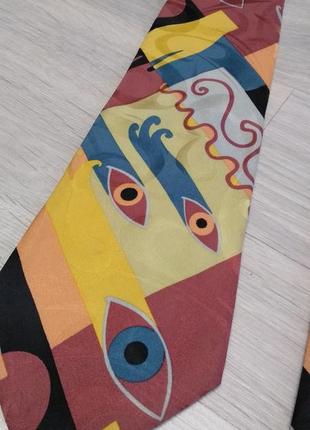 Винтажный шелковый галстук. шовкова краватка. silk tie2 фото