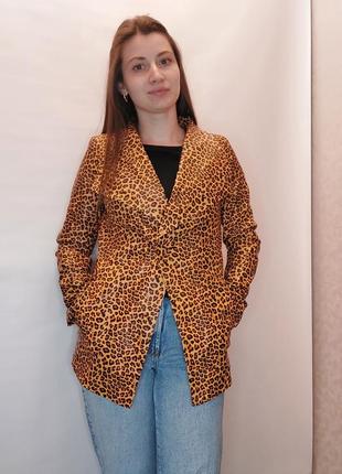 Шкіряний тренд піджак жакет накидка куртка