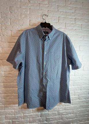 Фирменная хлопковая рубашка xxl