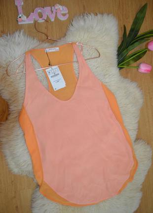 Яскрава майка з вирізами zara