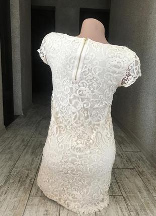 Летнее свадебное белое платье h&m2 фото