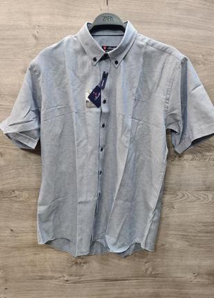 Рубашка мужская лето(средних и увеличенных размеров)