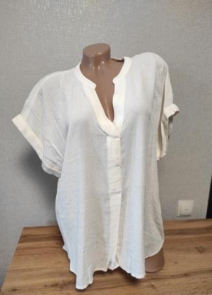 Суперова приємна блузка н&м нарядна блузка з подовженою спинкою1 фото