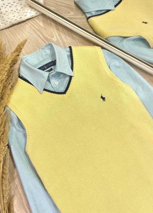 Жилетка от polo ralph lauren, оригинал🔝🍋6 фото