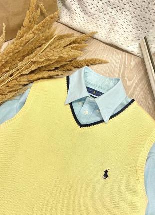 Жилетка от polo ralph lauren, оригинал🔝🍋3 фото