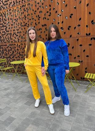 Жіночий костюм плюш велюр, жіночий спортивний костюм для прогулянок або будинку8 фото