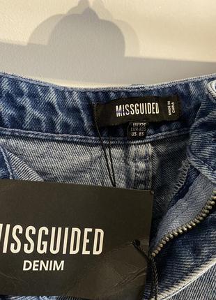 Джинсы мом missguided zara h&m голубого цвета 40-l7 фото