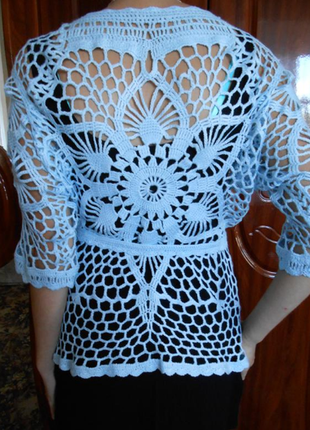 Ажурний піджак (кофта, накидка,джемпер)