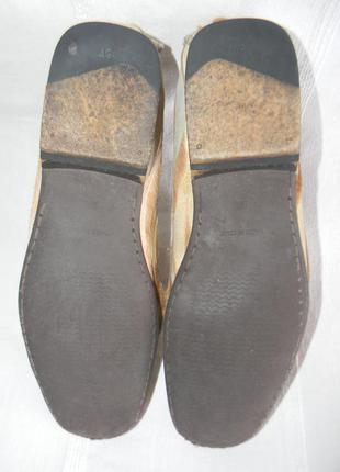 Чоловічі шкіряні туфлі alberto guardiani р. 43 дл.ст 29,5 см4 фото