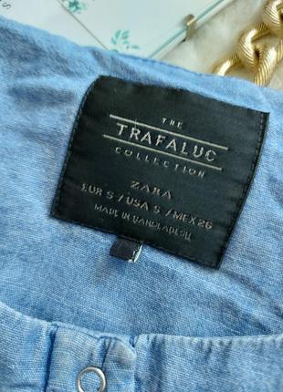 Дуже гарний трендовий джинсовий денім сарафан сукня в ідеальному стані 🖤zara🖤4 фото