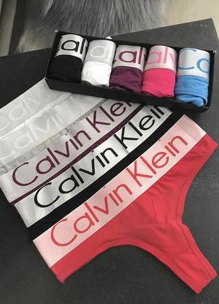 Жіночі стринги calvin klein (набір)