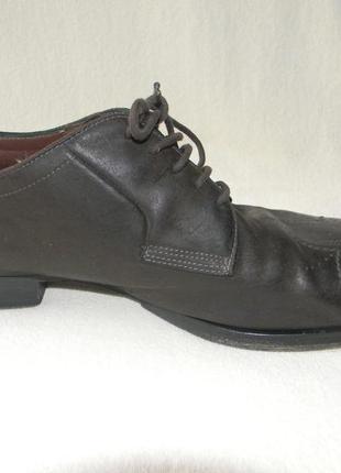 Мужские кожаные туфли boss р.44 дл.ст 31см3 фото