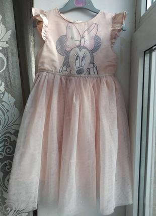 Disney minnie mouse ошатне плаття 116 6-7 років - 122 см