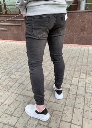 Мужские зауженные джинсы3 фото