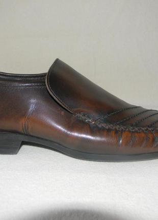 Мужские кожаные туфли marks & spencer autograph р.uk 11 дл.ст 32см3 фото