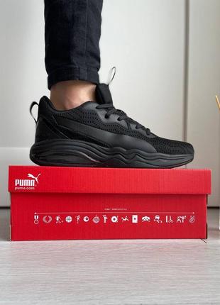 Чоловічі повністю чорні кросівки puma lqd cell🆕 кросівки пума3 фото