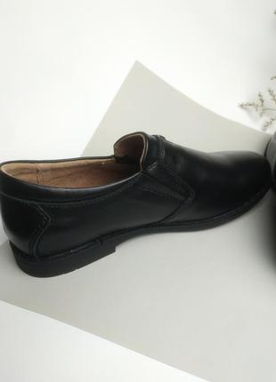 Кожаные туфли подростковые классические туфли для мальчиков9 фото