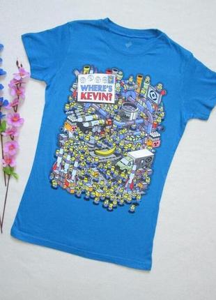 Суперовая фирменная хлопковая футболка миньоны teefury сша 🍒❇️🍒1 фото