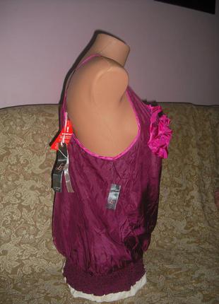 Шелковый топ,майка,блузка lipsy4 фото