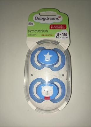 Соска пустушка babydream 3-18м