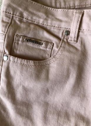 Новые с биркой джинсы брюки штаны котоновые пудровый цвет4 фото