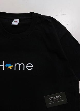 Футболка home україна чорна