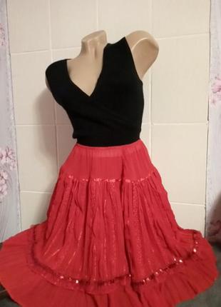 Красная юбка / красная юбка6 фото