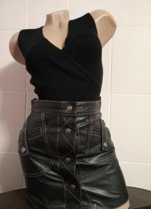 Спідниця шкіряна / спідниця шкіряна