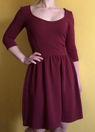 Новое платье бордовое размер м3 фото