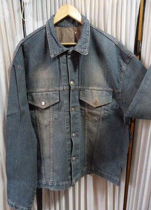 Джинсовый пиджак -куртка,  straight line  (xxl/54-56)