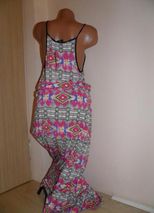 F&f-довге літнє плаття-сарафан(на високих!!)2 фото