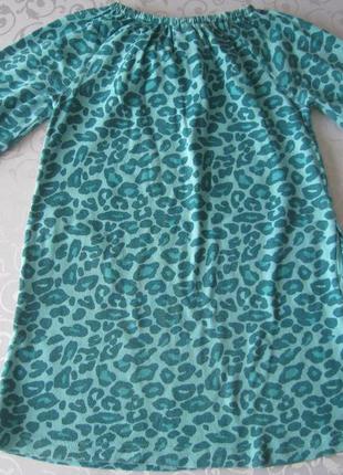 Леопардовое платье-туника gymboree 5-6 лет3 фото