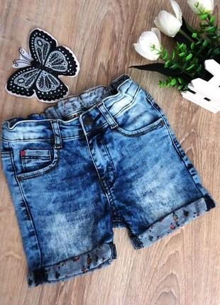 Стильні фірмові джинсові шорти на ріст 116 см