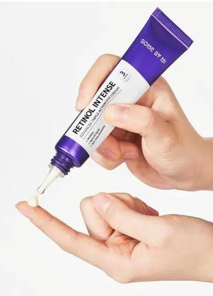 Омолаживающий крем для кожи вокруг глаз some by mi retinol intense advanced triple action eye cream, 30 мл