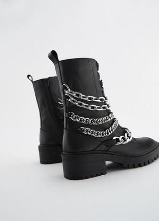 Черевики zara шкіра 5