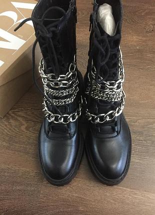 Черевики zara шкіра 2
