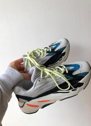 Adidas yeezy 700 wave runner жіночі круті яскраві кросівки адідас ізі весна осінь літо женские яркие кроссовки демисезонные6 фото