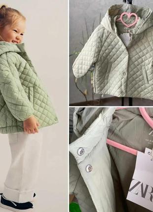 Детская куртка на девочку фирмы zara/ легкая куртка на девочку зара/ курточка на девочку