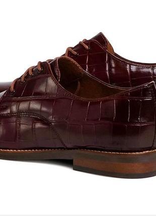 Кожанные туфли lasocki оксфорды - на низком каблуке