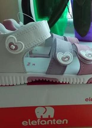 Босоножки elephant р-р 21(13.5см),22(14см),24(15.5см) оригинал.распродажа!!!