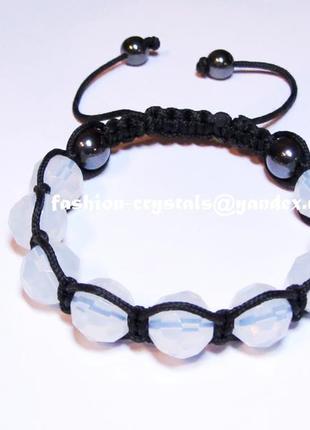 Браслет shamballa з місячним каменем