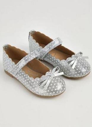 Балетки туфли для девочки бренд george великобритания1 фото