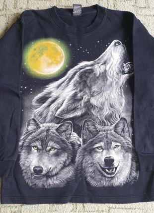 Кофта, свитер "волки"