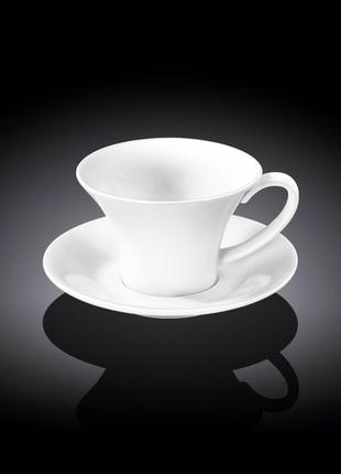 Чашка з блюдцем кавова wilmax wl-993168 100 мл bf