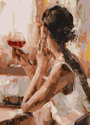 Картина по номерам загадочная незнакомка kho4843