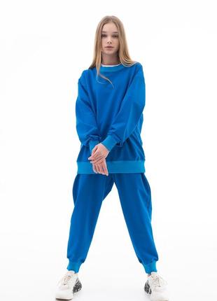 Спортивний оверсайз костюм для дівчинки