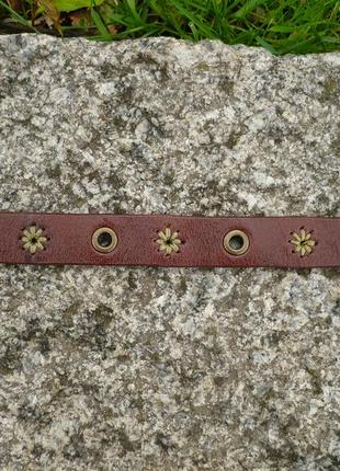 Кожаный браслет 4