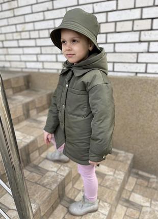 Вітровка сорочка з плащівки та панамка набір для діток4 фото