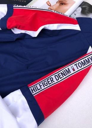 Куртка, вітровка жіноча tommy hilfiger томмі хілфігер оригінал9 фото