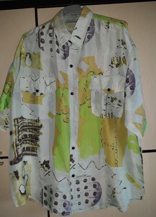 Шелковая рубашка adrian jordan